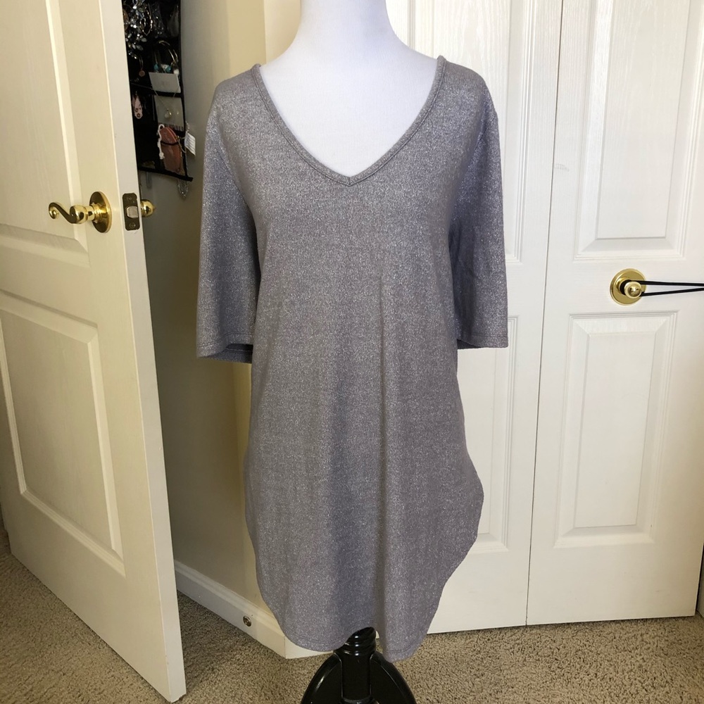 TORRID Shimmer Top PLUS 2